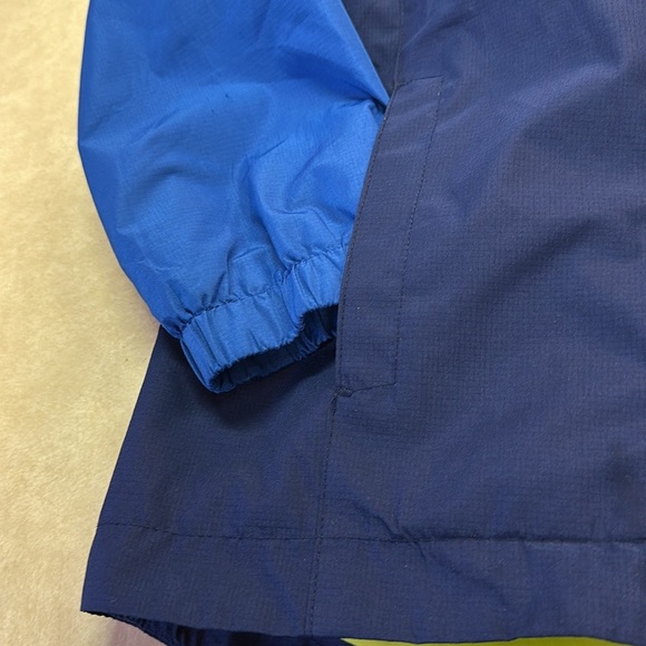 Eddie Bauer Blue Zippered Spring Lightweight Hooded Windbreaker Jacket XS (5/6) - Picture 6 of 8